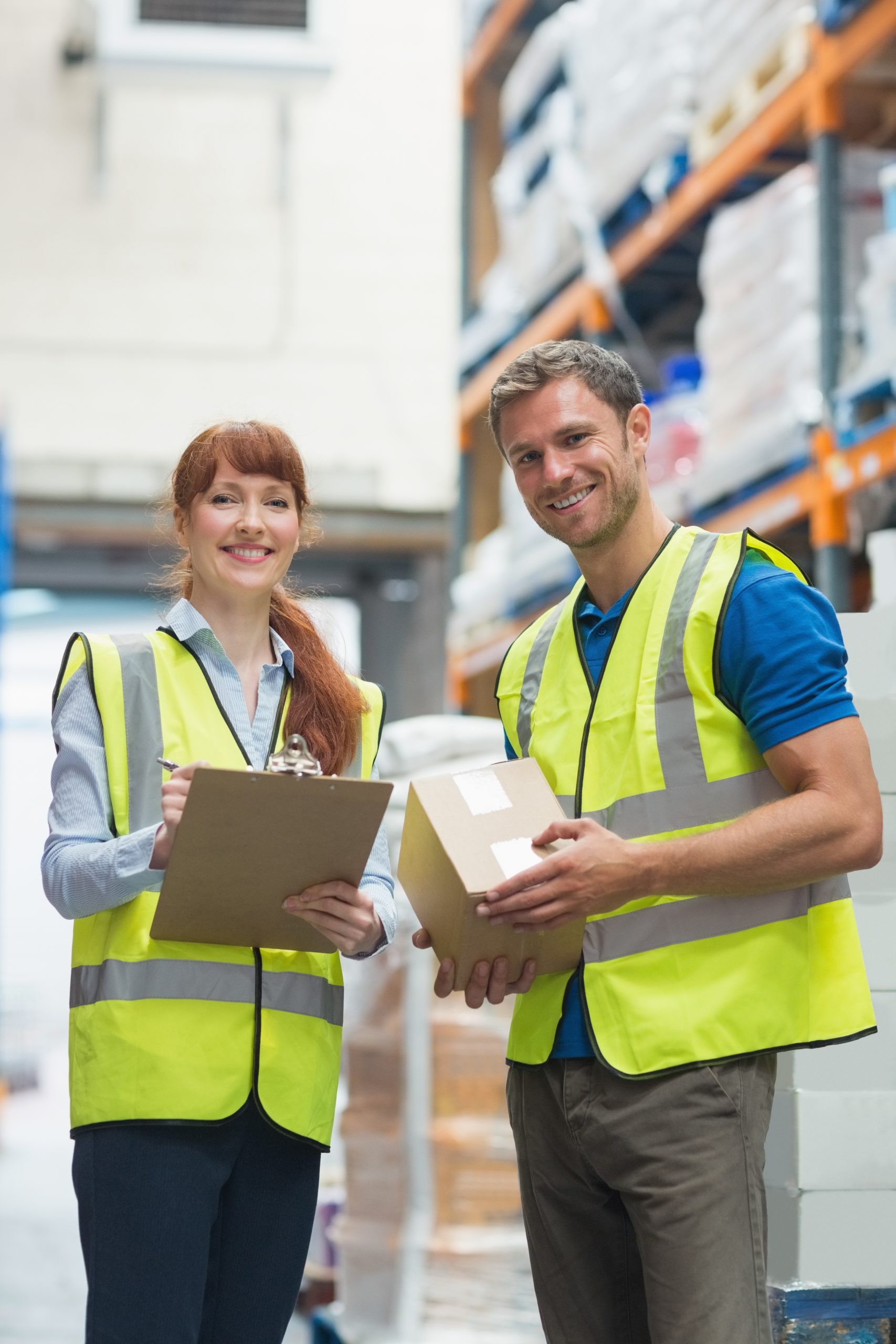 warehouse workers